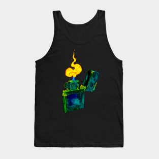 A cigarette lighter Tank Top